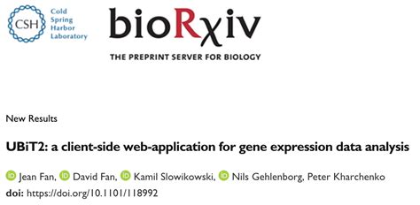 biorxiv journal.